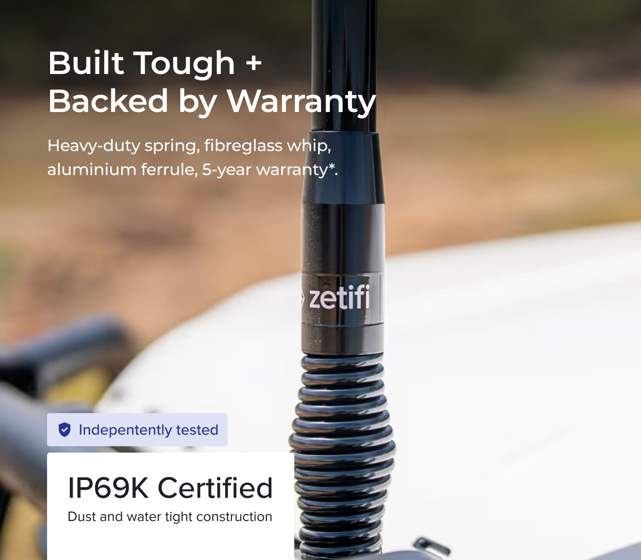 780mm UHF CB Smart Antenna Pack with Icom IC-455