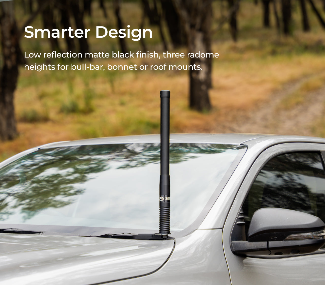 500/580mm UHF CB Smart Antenna Pack with Icom IC-455