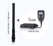 500/580mm UHF CB Smart Antenna Pack with Icom IC-455