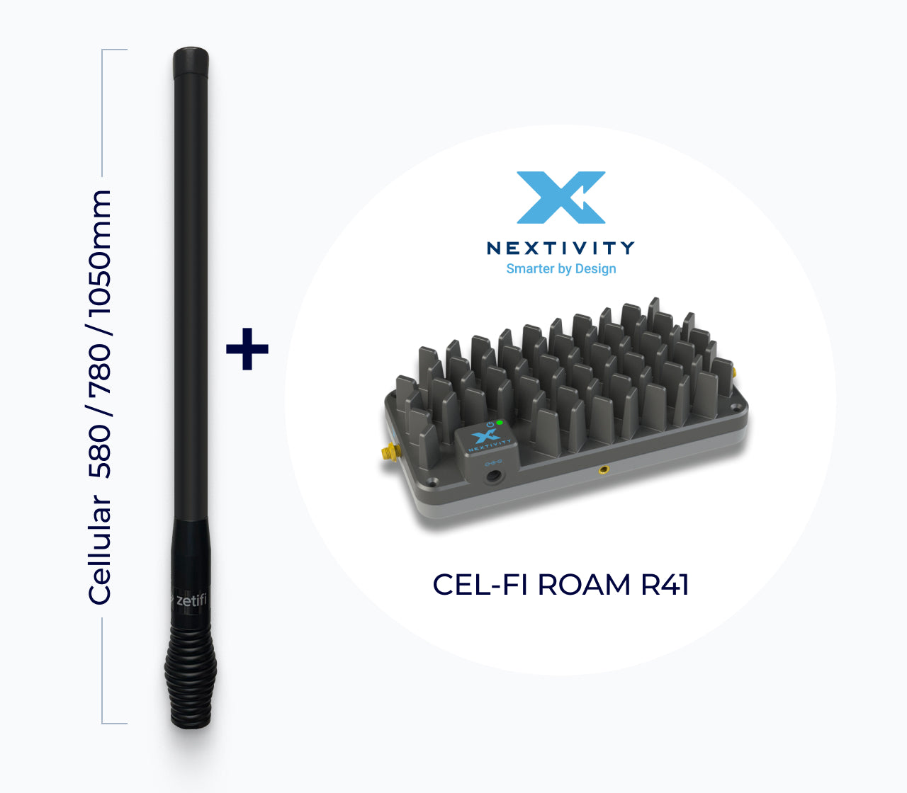 Cellular (4G/5G) Smart Antenna Pack with Cel-Fi Booster