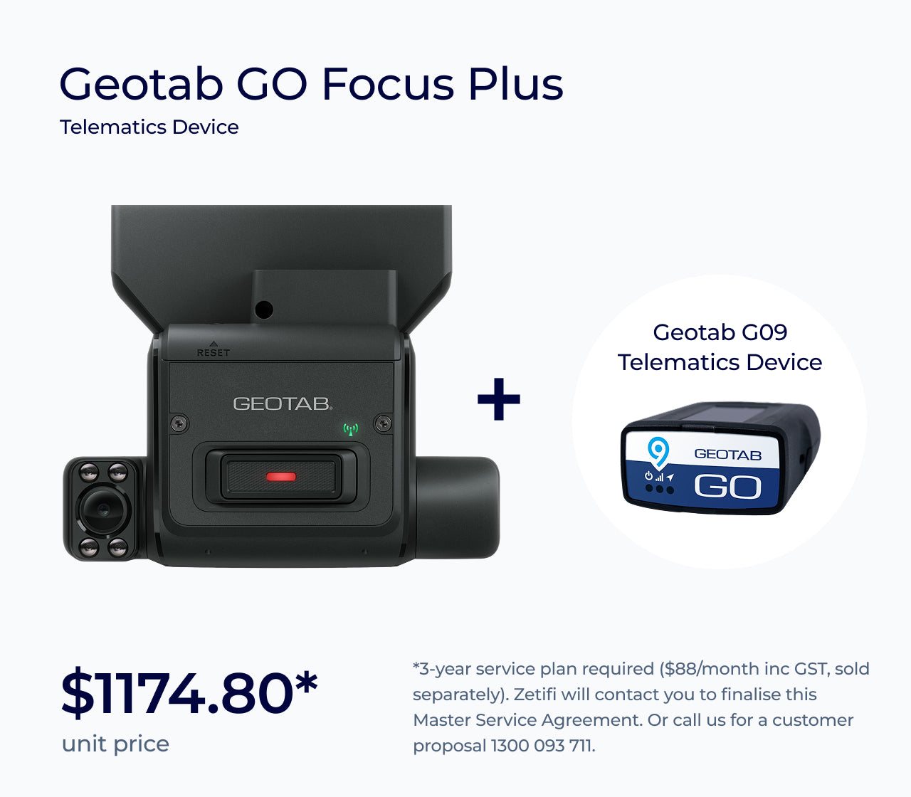 Geotab GO Focus Plus + GO9 | AI Fleet Safety Built Into Microsoft 365 | Zetifi